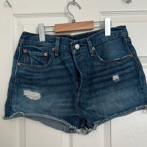 Levi’s Denim Distressed Women's Shorts